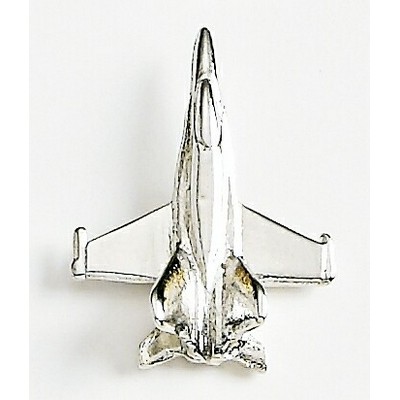 F-18 Jet Marken Design Cast Lapel Pin (Up to 7/8")