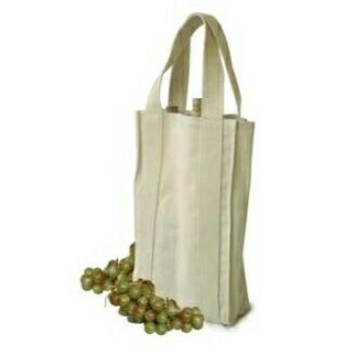 Recycled Cotton Double Wine Bag