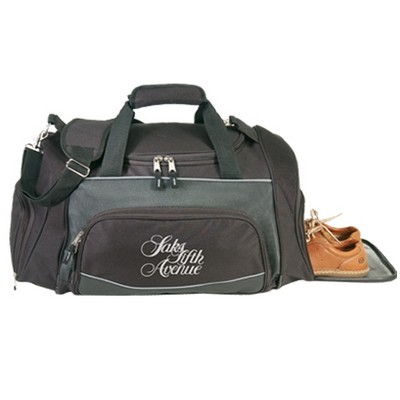 Deluxe Poly Duffel Bag w/ Shoe Storage (22 1/2"x13")