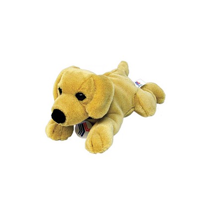 Custom Plush Yellow Lab Puppy