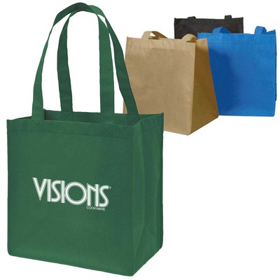 Eco Friendly Non-Woven Polypropylene Tote Bag (12¼"x13¼"x8")