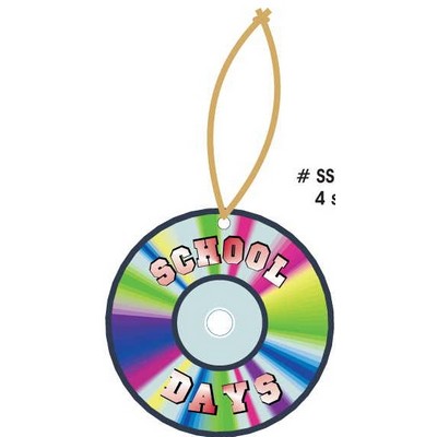 School Days Disc Ornament w/ Mirrored Back (3 Square Inch)