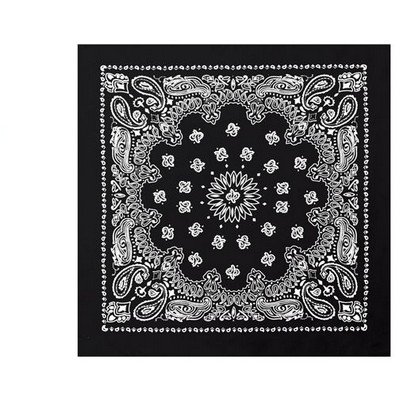 22" Black Trainmen Bandana