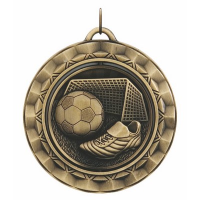 Soccer, Spinner Medal - 2-5/16"