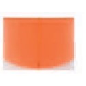 Tangerine Orange 2-Tone Letter Size Expanding File w/12 Tabbed Pockets