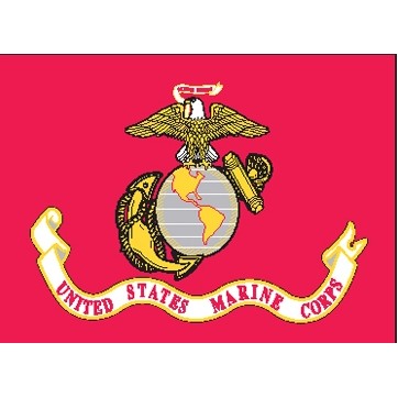 United States Marine Corp Nylon Flag (2'x3')