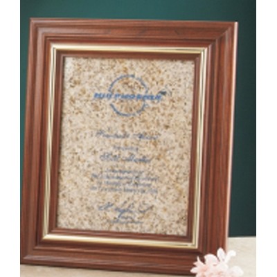 Custom Genuine Beige Granite Executive Plaque (9"x12")