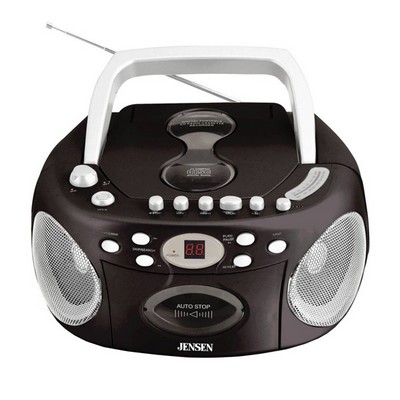 Jensen Portable Stereo Top Loading CD Player with AM/FM Radio