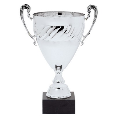 Silver Metal Italian Cup on Marble Base