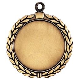 Medal, "Insert Holder" Garland Design - 2 1/2" Dia.