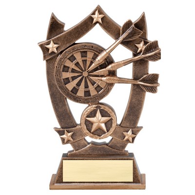 Darts Stars Resin Award - 6 1/4"