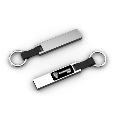 4GB Branson LED Keychain USB Flash Drive