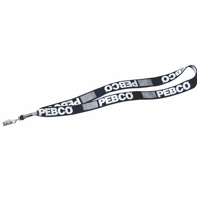 Direct Screen Print Lanyard w/Swivel Bulldog(19"x5/8")