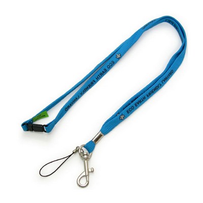 Eco PET Lanyard w/Silkscreen Print (36"x 3/8")