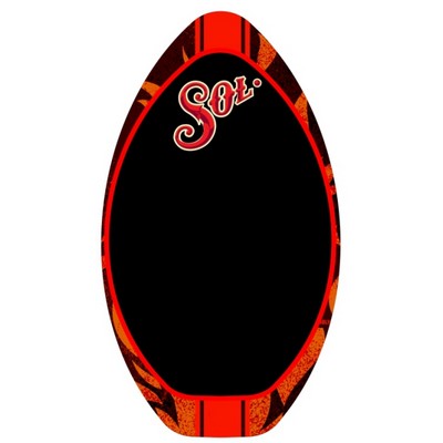 Skimboard - 35" - With Write On / Wipe Off Chalkboard Surface - Quick Turn