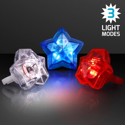 LED Star Bling Rings - BLANK