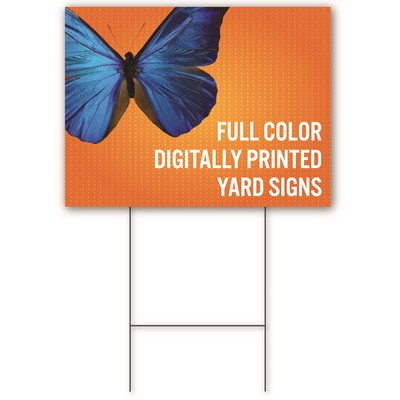 Yard Sign 24'' x 12'' - Single-sided