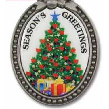 Stock ColorPrint Christmas Tree Ornament