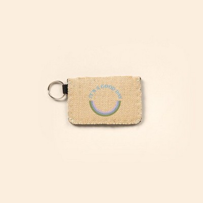 Burlap Neoprene Card Guard