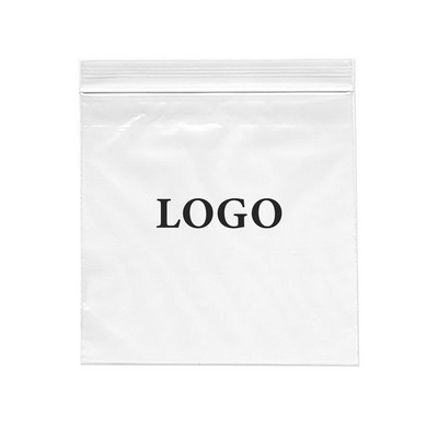 Zip Lock Printed Bags 4 Mil. (Ink Imprinted) 12" x 12"