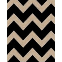 Black Chevron/Kraft Masculine Gift Wrap (417')