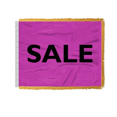 Sale Antenna Flags 12x18 inch (Pink & Black)