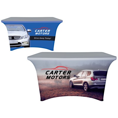 4' Digitally Printed Stretch Table Covers