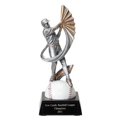 7½" Baseball Trophy w/Male Player