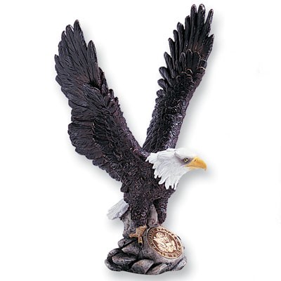 12½" Color Resin Eagle w/¼" Rod