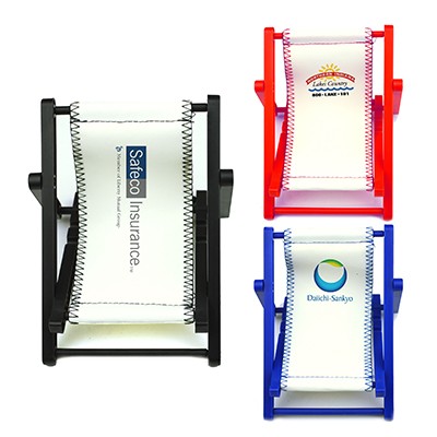 Mini Beach Chair Business Business Card or Cell Phone Holder