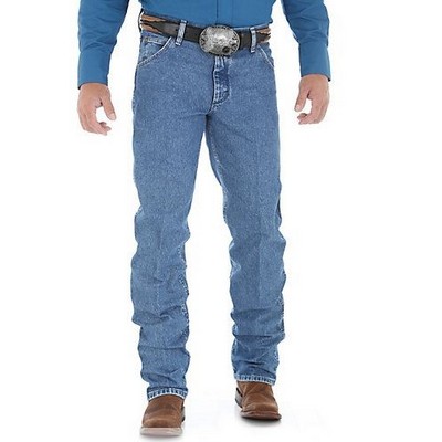 Wrangler® Cowboy Cut® Men's Stonewash Blue Regular Fit Jeans