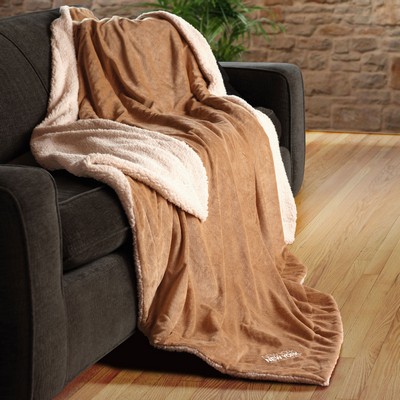 Oversized Sherpa Blanket - (IMPRINT)