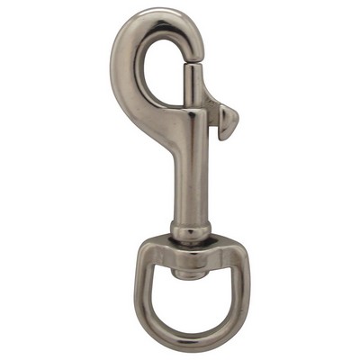 3 3/4" Solid Brass Swivel Snap Hook