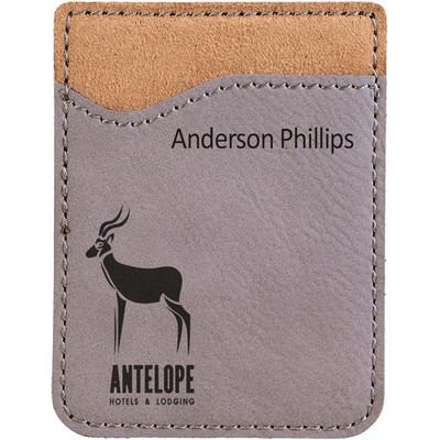 2.375" x 3.125" - Premium Leatherette Phone Wallets