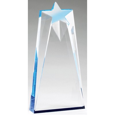 Polaris Star Tower Award, Blue, 9"H