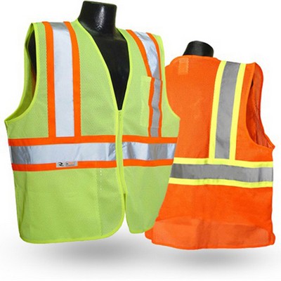 Radians Economy Two Tone Vest w/Zipper Closure