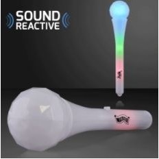 Microphone Toy Light Wand, Sound Sensitive LEDs - BLANK