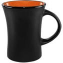 10 Oz. Hilo Black/Orange Mug