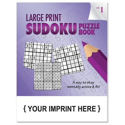 LARGE PRINT Sudoku Puzzle Book - Volume 1