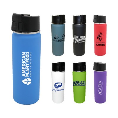 20 Oz. Halcyon® Sport Bottle w/Push Button Lid