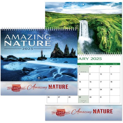 Amazing Nature Spiral Wall Calendar