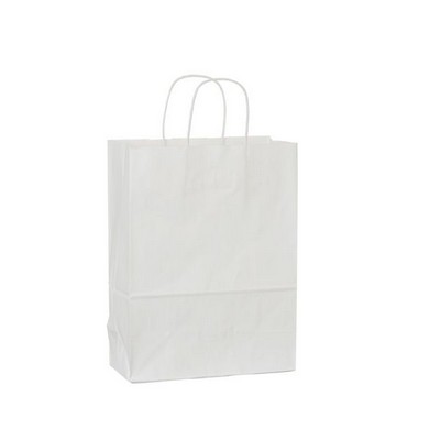 White Kraft Missy Paper Shopping Bag (10"x5"x13")