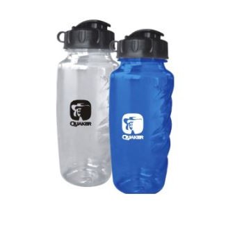 26 Oz. Water Bottle with Black Sip Through Lid