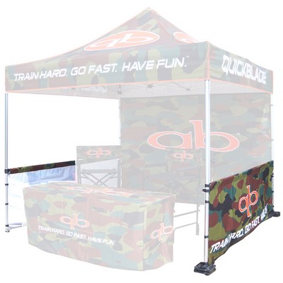 Pop Up Canopy Side Skirt (10'x3') & Single Sided Sublimation