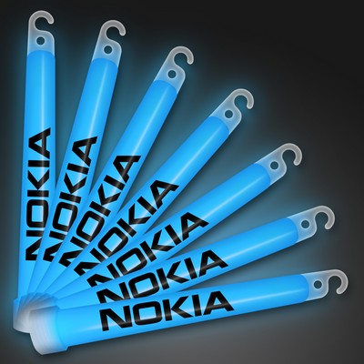 Blue 6" inch Glow Sticks - Domestic Print