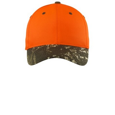 Port Authority® Enhanced Visibility Cap w/Camo Brim