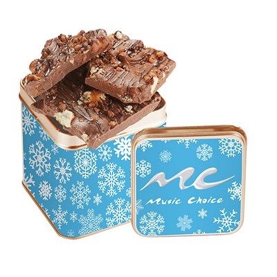 Perfect Present Tin w/ Sweet & Salty Pretzel Toffee Bark (8.5 Oz.)