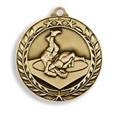 2.75" Wreath Award Wrestling Medal