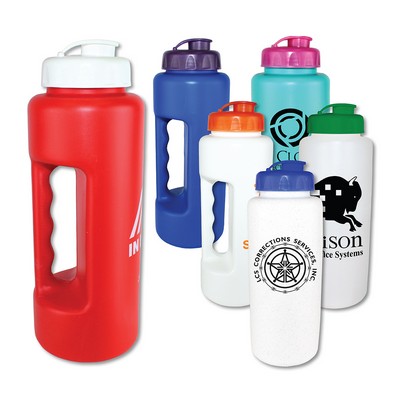 32 Oz. Grip Bottle w/Flip Top Cap