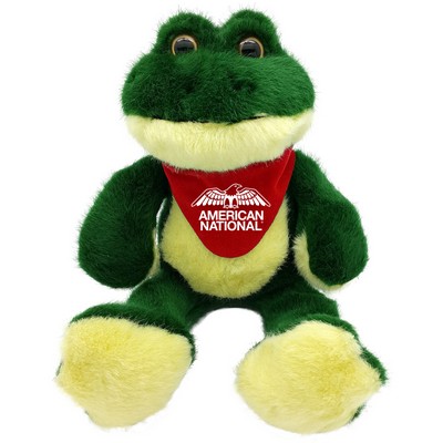 Jungle Critters 14" Stuffed Sitting Frog